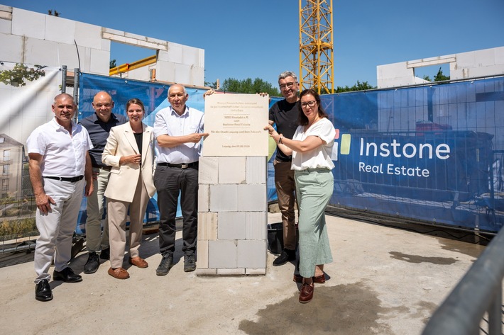 Instone und WBG Kontakt legen Grundstein für weitere 69 Mietwohnungen in der Parkstadt Leipzig