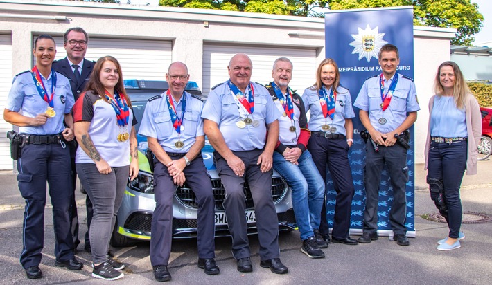 PP Ravensburg: &quot;World Police and Fire Games&quot; - Ehrung der erfolgreichen Teilnehmer des Polizeipräsidiums Ravensburg