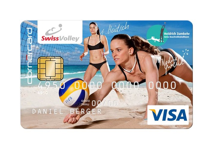 Nuove testimonial: le giocatrici di beach volley professioniste Joana Heidrich e Nadine Zumkehr collaborano con Cornèrcard (IMMAGINE)