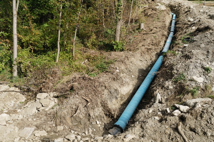 Impfstoffproduktion beschleunigt Ausbau des Trinkwassernetzes in Visp