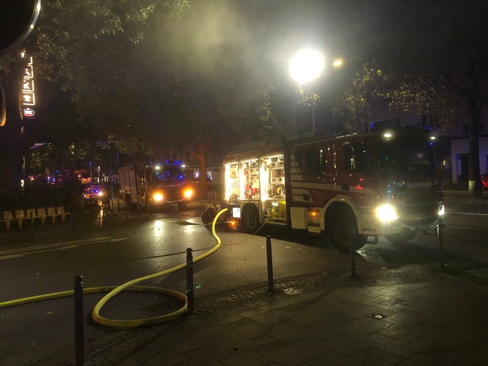 FW-BO: Kellerbrand in der Bochumer Innenstadt