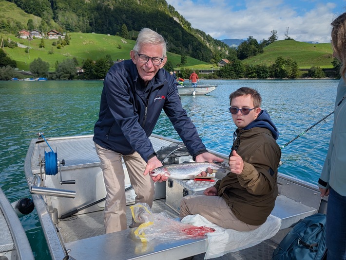 Fischen trotz Handicap am 29. August 2026 mit Spitzensportler Heinz Frei