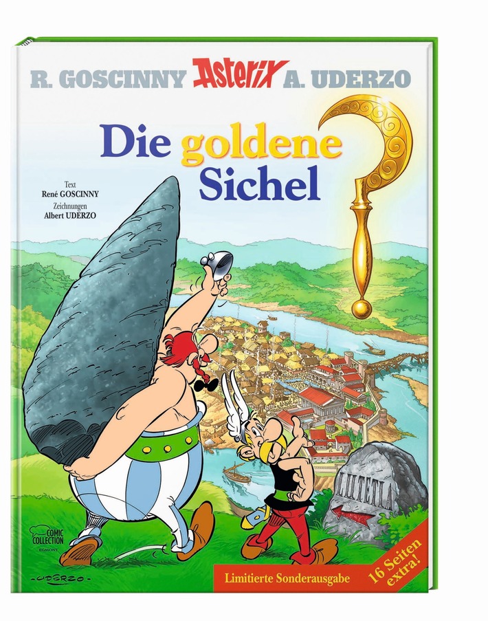 Asterix-Krimi "Die goldene Sichel" im neuen Look