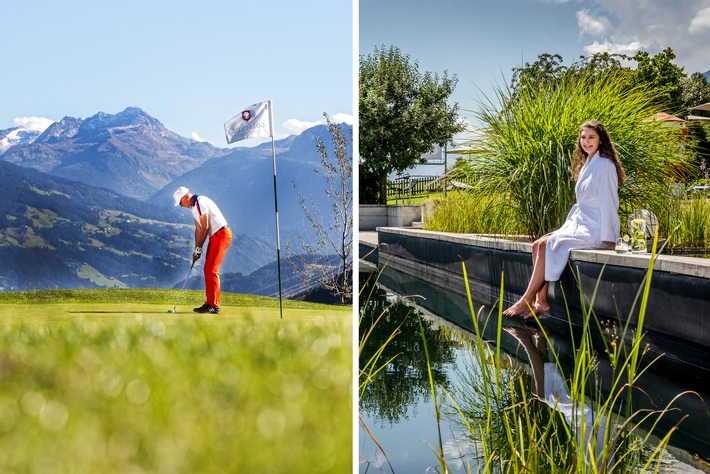 Vom Green ins Grün - Golf & Wellness im Gartenhotel Crystal im Zillertal