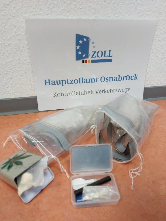 HZA-OS: Osnabrücker Zöllner entdeckten Amphetamin im Rucksack; Drogenkurier wurde festgenommen