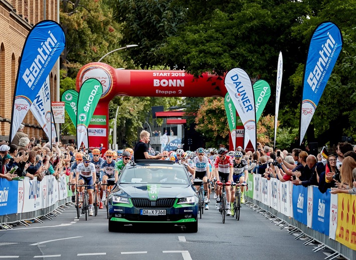 SKODA ist erneut engagierter Partner des Radsport-Highlights Deutschland Tour (FOTO)