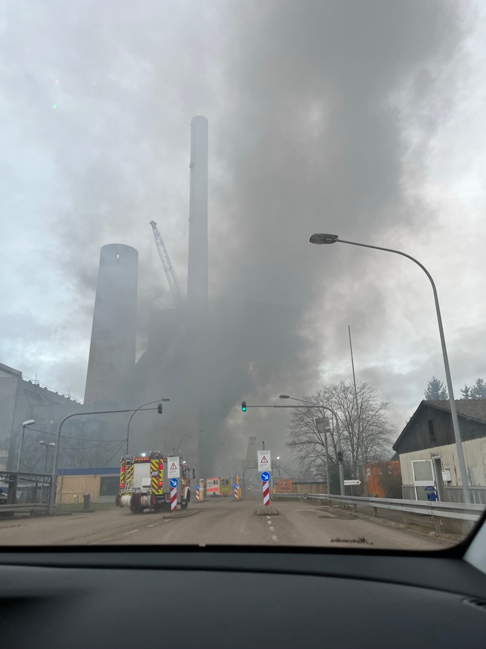 POL-SLS: Brandgeschehen Kraftwerk Ensdorf