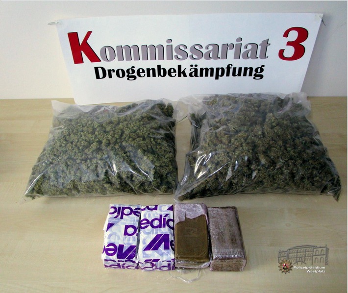 POL-PPWP: Drogendealer geschnappt - Rauschgift sichergestellt