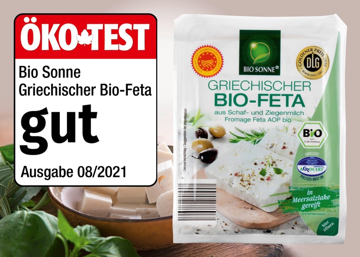 Griechischer Bio-Feta der NORMA-Eigenmarke BIO SONNE von ÖKO-TEST ausgezeichnet / "gut"-Bewertung für das hochwertige Discounter-Produkt