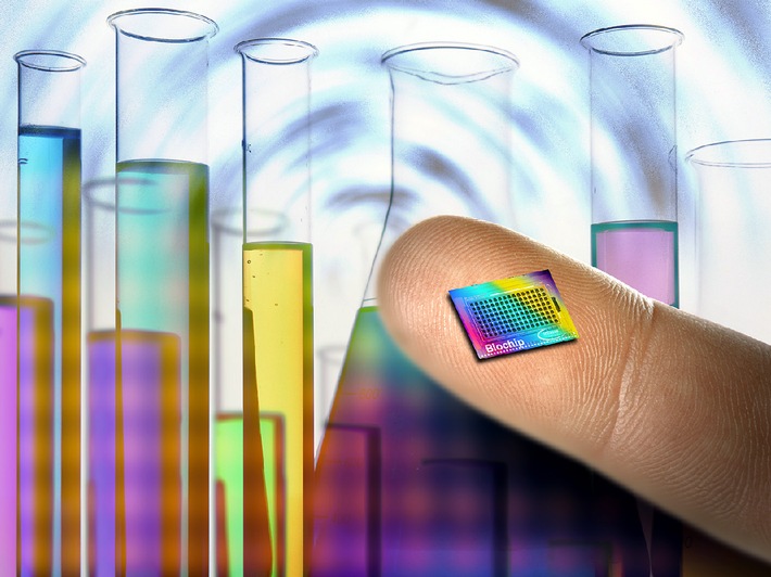 Infineon Technologies stellt weltweit ersten Biochip zur
elektronischen Analyse von Biomolekülen vor / Erfindung
revolutioniert Diagnostik: billiger, schneller und einfacher