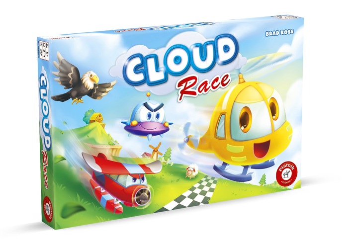Cloud Race: Ein kurzweiliges Kinderspiel über den Wolken von Piatnik