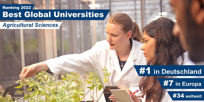 Best Global Ranking: Uni Hohenheim bleibt Nr. 1 in Agrarforschung