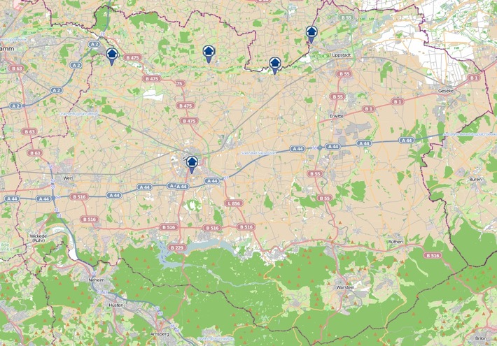 POL-SO: Kreis Soest - Wohnungseinbruchradar
