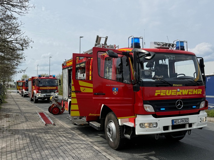 FW Hünxe: Ausgelöste Brandmeldeanlage - Eineinhalb Stunden im Einsatz