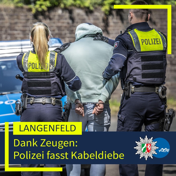 POL-ME: Polizei fasst Kabeldiebe - 2603025