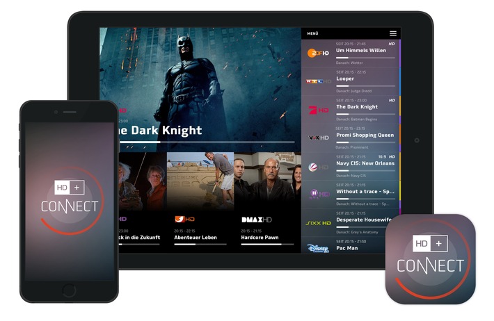 HD+ Connect und HD+ ExtraScreen - HD+ und HUMAX bringen HDTV auf Tablet und Smartphone