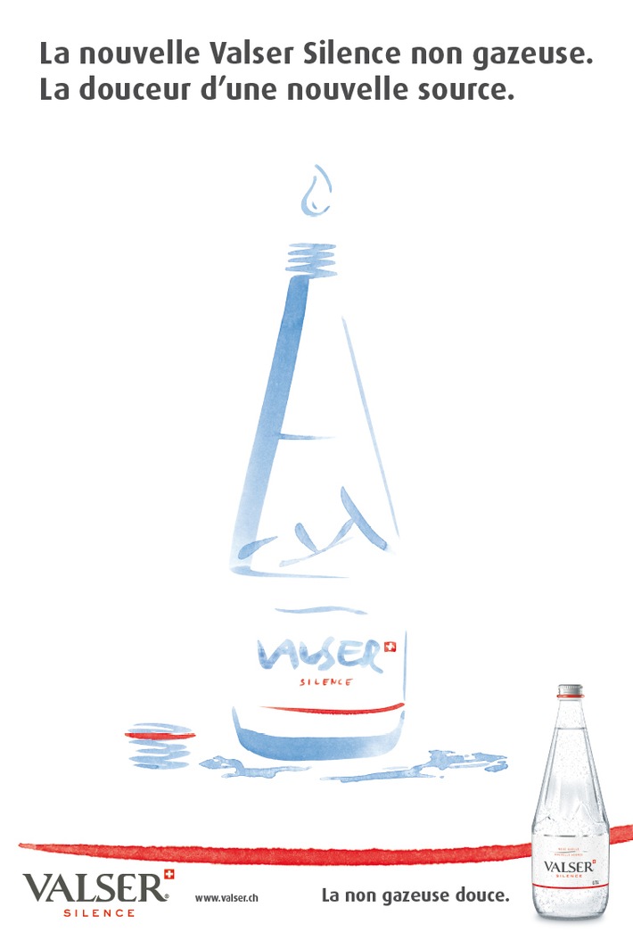 Valser Silence: Une eau minérale plate douce d