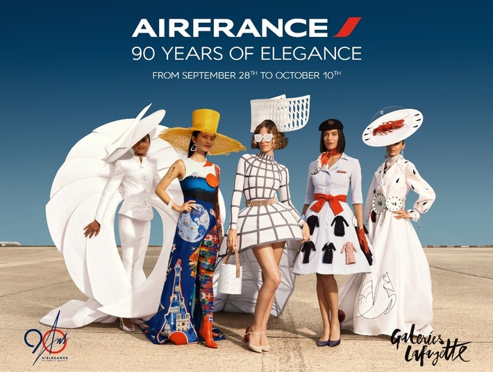 Air France feiert 90 Jahre Eleganz