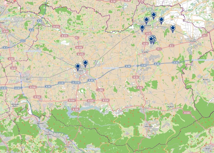 POL-SO: Kreis Soest - Wohnungseinbruchradar