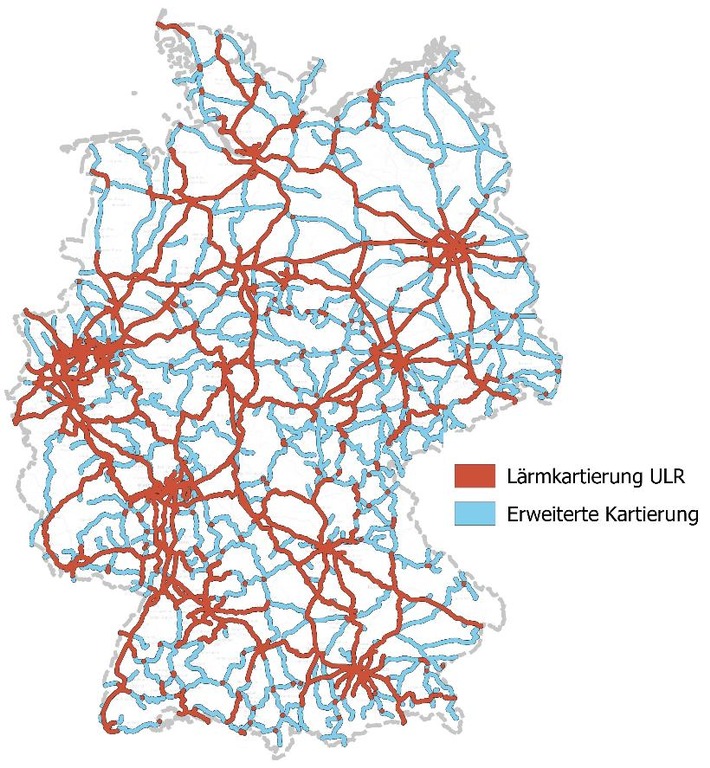 Lärmkartierung für das Eisenbahn-Bundesamt abgeschlossen