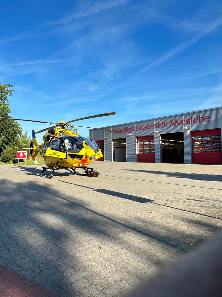 FW-SE: Verkehrsunfall in Alveslohe mit mehreren verletzten Personen