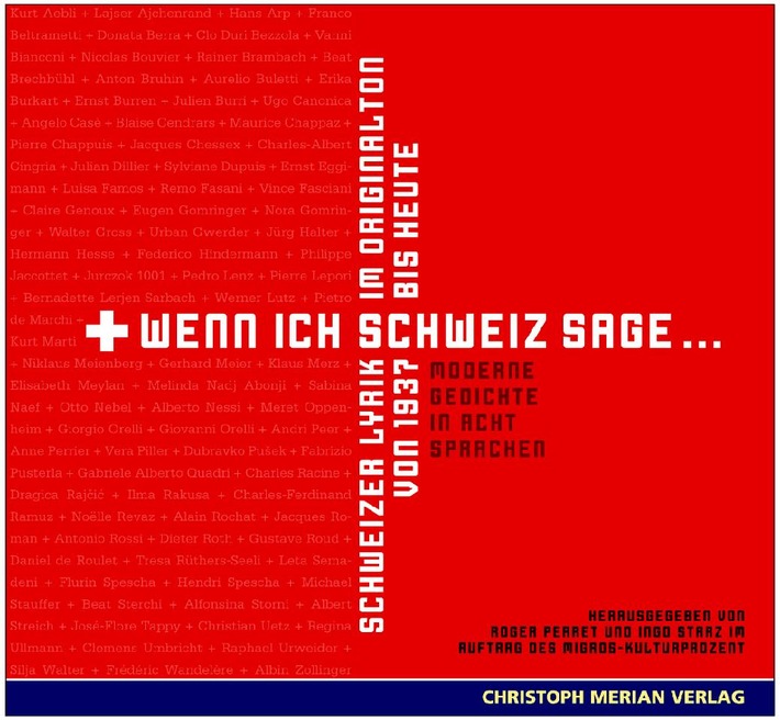 Poésie suisse en son original / Le Pour-cent culturel Migros et les Editions Christoph Merian publient un livre audio de poésie