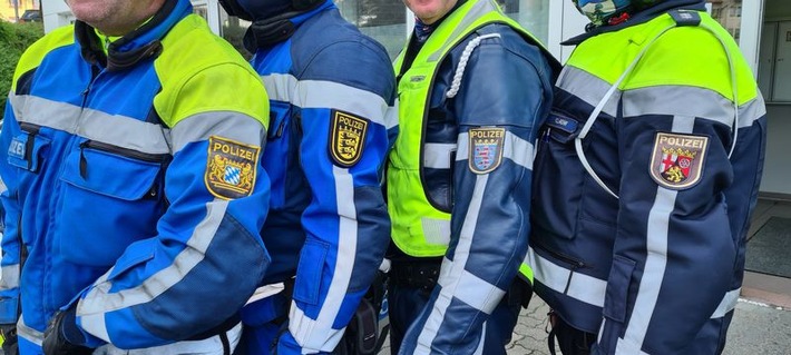 POL-DA: Odenwaldkreis: Polizisten aus vier Bundesländern kontrollieren Biker/Drei Maschinen sichergestellt
