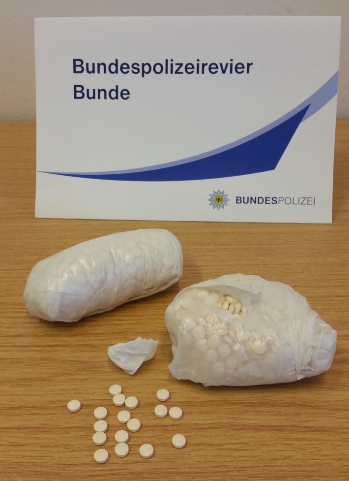 BPOL-BadBentheim: Versuchter Drogenschmuggel von 2000 Ecstasy-Tabletten aufgeflogen