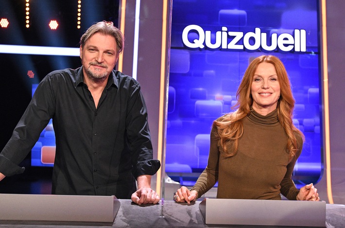 Gute-Laune-Profis gegen den "Quizduell-Olymp": Esther Schweins und Stefan Jürgens zu Gast bei Jörg Pilawa | Freitag, 22. April, 18:50 Uhr im Ersten
