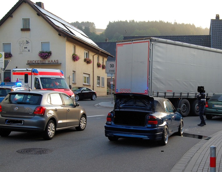 POL-PDKL: Schweisweiler: Ein Verletzter und Sachschaden