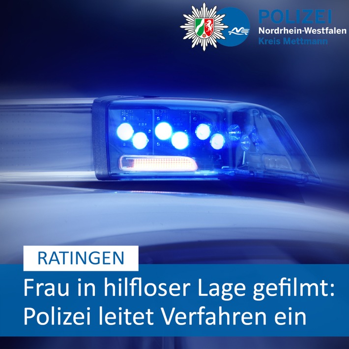 POL-ME: Unfallbeteiligte in hilfloser Lage gefilmt: Polizei beschlagnahmt Handy von Gafferin und leitet Verfahren ein - Ratingen - 2302013