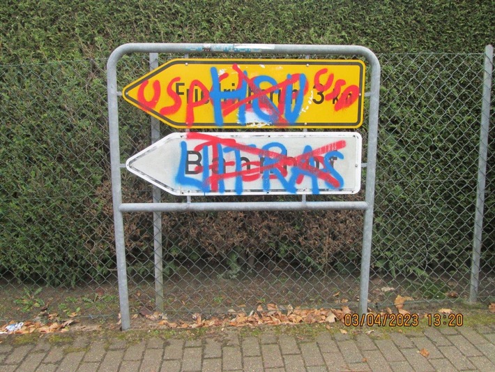 POL-RZ: Graffiti- Schmierereien in Aumühle