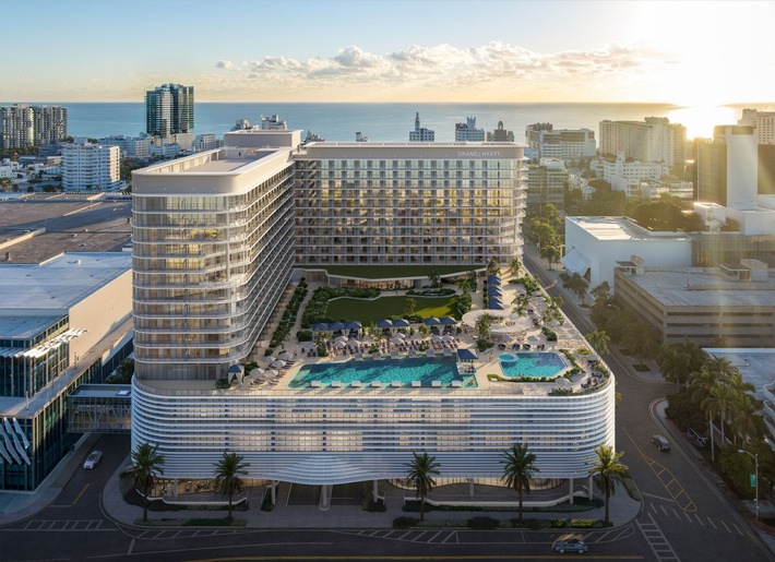 Meilenstein für Miami Beach: Rohbau des neuen Grand Hyatt fertiggestellt