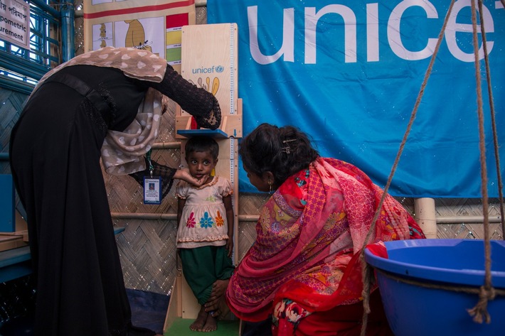 Immer mehr Rohingya-Kinder leiden an lebensgefährlicher Mangelernährung