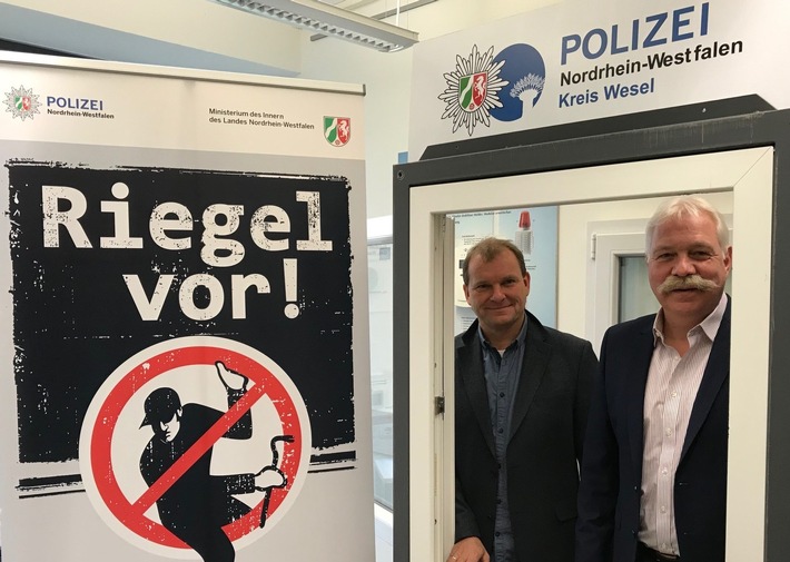 POL-WES: Kreis - Riegel vor - Sicher ist sicherer. / Polizei informiert über Einbruchschutz