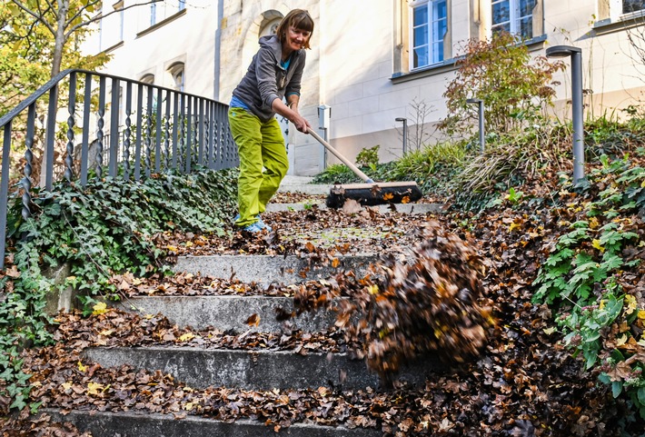 Herbst: Wer muss Bürgersteig vom Laub freihalten?