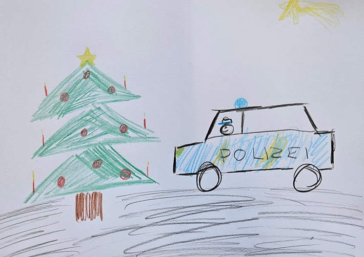 POL-DN: An die Stifte fertig los - Die Polizei Düren lädt alle Kinder dazu ein, am Weihnachts-Malwettbewerb teilzunehmen.