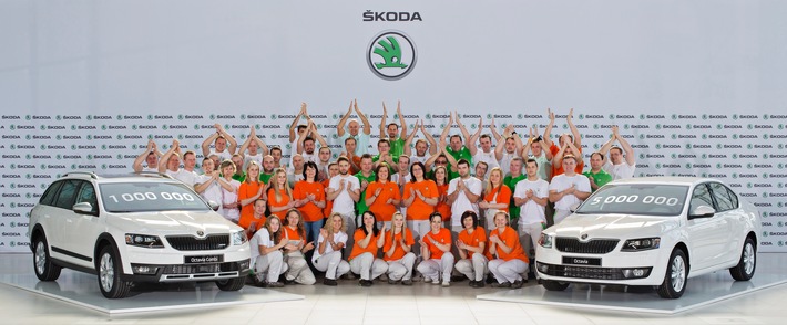 Meilenstein: einmillionster SKODA Octavia der dritten Generation produziert (FOTO)
