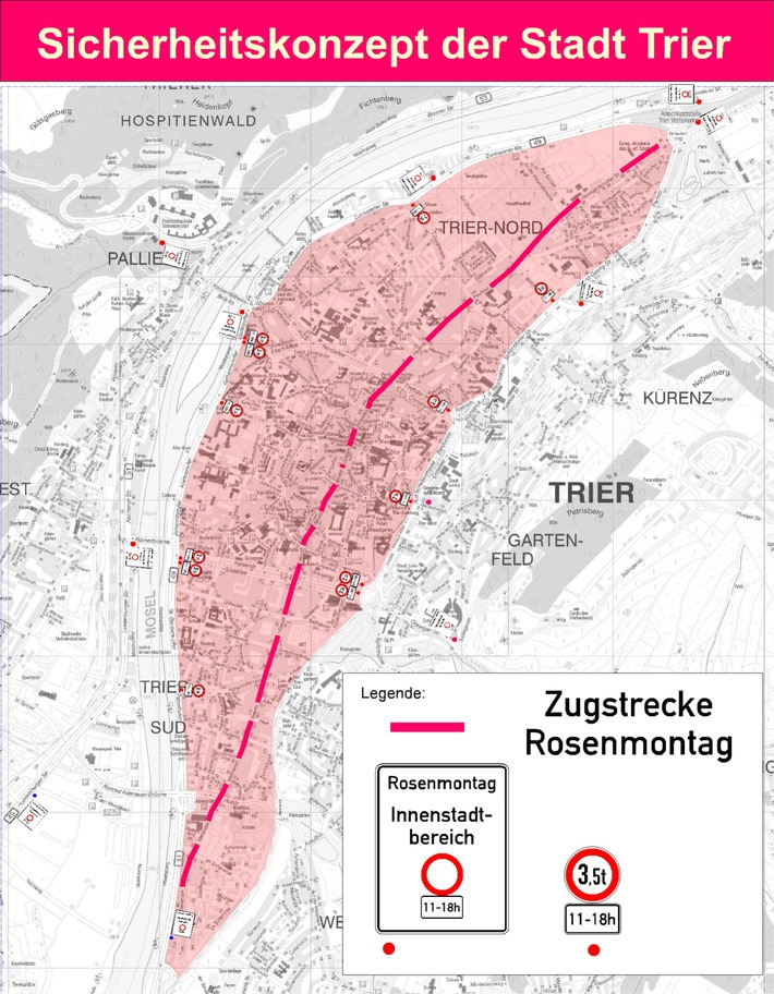 POL-PPTR: Polizeipräsidium und Stadt Trier stellen Sicherheitskonzept für
Fastnacht 2018 vor.