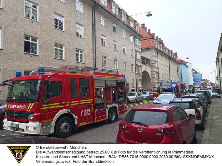 FW-M: Aufwendige Messungen nach Brand (Sendling)