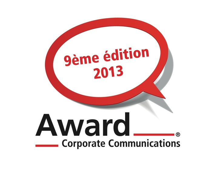 Award Corporate Communications® 2013 / Lancement des inscriptions pour le 9e Award-CC (IMAGE)