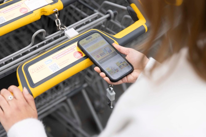 Premiere: Netto Marken-Discount testet Einkaufswagen  mit App-Entsperrung