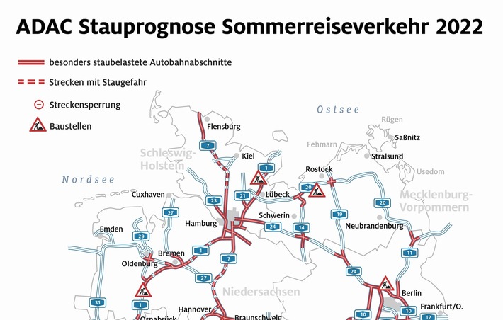 Der Norden startet in die Ferien und stoppt im Stau