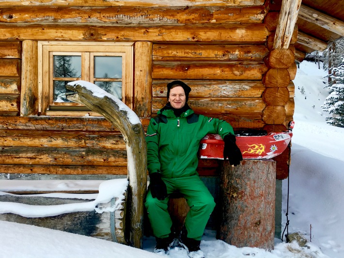 Extreme Herausforderung: Michael Kessler rodelt "Mit dem Schlitten durchs Gebirge" - am 20. und 27. Januar um 20.15 Uhr im rbb Fernsehen