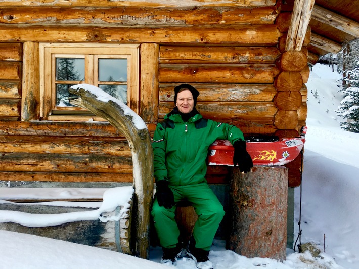 Extreme Herausforderung: Michael Kessler rodelt &quot;Mit dem Schlitten durchs Gebirge&quot; - am 20. und 27. Januar um 20.15 Uhr im rbb Fernsehen