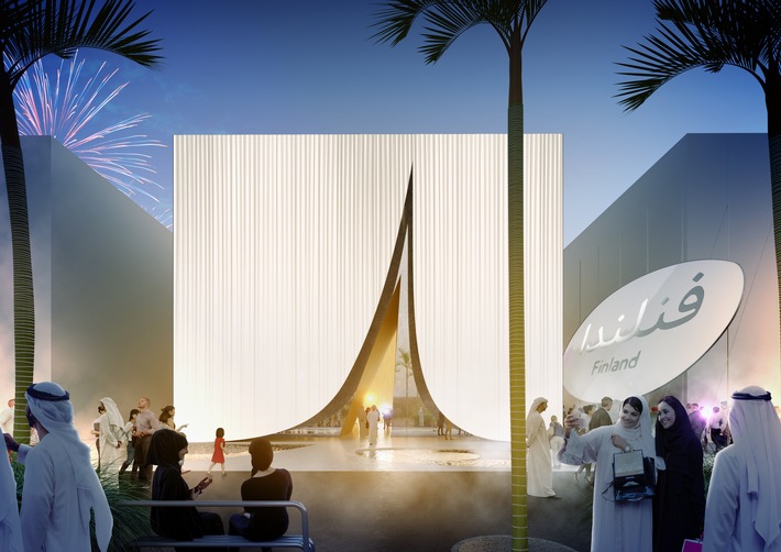 Snow Cape : le pavillon finlandais pour l&#039;Expo 2020 à Dubaï