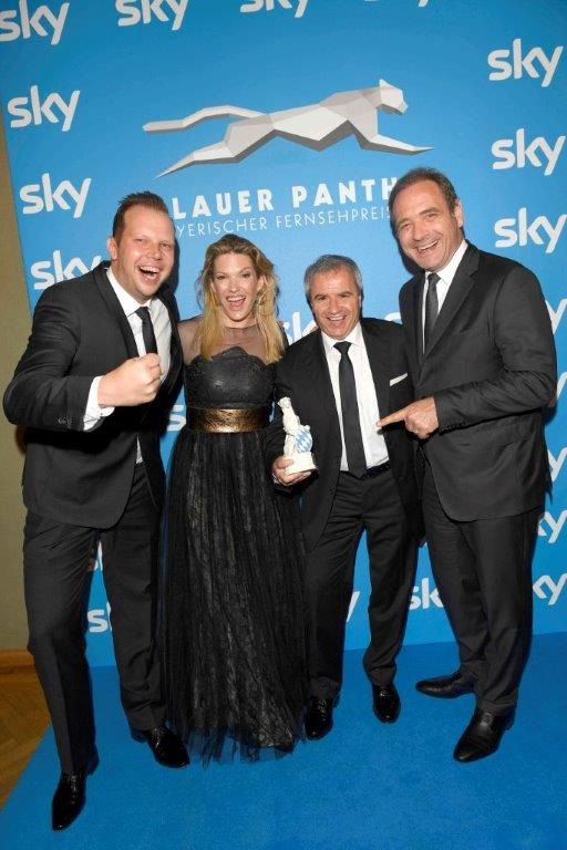 28. Bayerischer Fernsehpreis: Sky Bundesliga Konferenz mit &quot;Blauem Panther&quot; geehrt