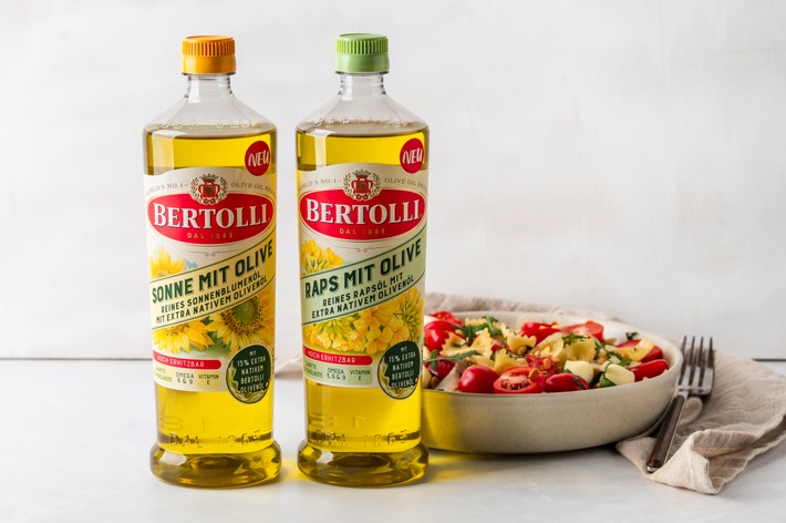 Bertolli Blends "Sonne mit Olive" & "Raps mit Olive": Das Beste aus zwei Welten für täglichen, mediterranen Genuss