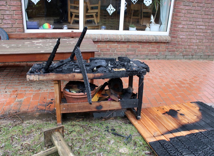 POL-MI: Feuer an Kindertagesstätte: Zwei Kinder zündeln und lösen Brand aus