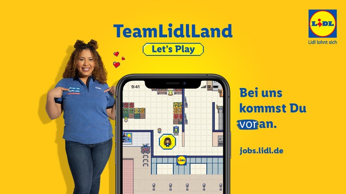 Spielerisch Filialberufe mit "TeamLidlLand" kennenlernen / Lidl geht mit Recruiting-Game am 15. September für "Schüler", "Studenten/Absolventen" sowie "Berufseinsteiger & Erfahrene" an den Start